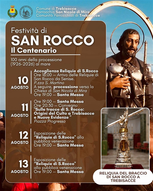 San Rocco, il Centenario: a...