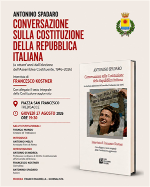Conversazione sulla Costituzione della Repubblica Italiana”.