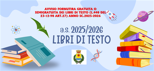 Avviso Fornitura Gratuita o Semigratuita dei Libri di Testo  (L.448 del  23-12-98 art.27) Anno sc.2025-2026